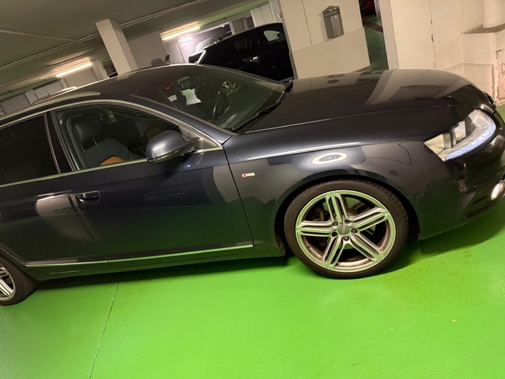 Audi A6 3.0 TFSI rachetée dans un parking souterrain de Monaco